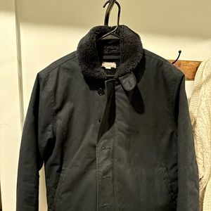 Wallace and Barnes Deck Coat sz M Navy